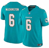 Men & Women & Youth Miami Dolphins #6 Malik Washington Aqua 2025 Draft F.U.S.E. Vapor Limited Stitched Jersey,baseball caps,new era cap wholesale,wholesale hats